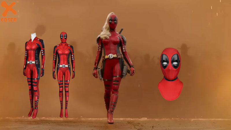 Xcoser's Innovative Bruce Bodysuit for Lady Deadpool Cosplay