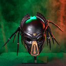 Xcoser Predator Mask with Dreads Hair Cosplay Helmet Halloween Men Women Adult