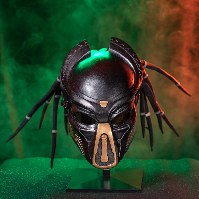 【Special deal】Xcoser Predator Mask with Dreads Hair Cosplay Helmet Halloween Role Play