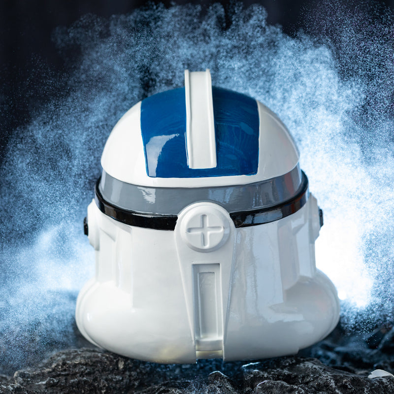 Xcoser Clone Trooper Phase 2 Helmet Resin Blue Adult Halloween Cosplay Helmet