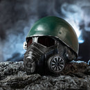 Xcoser Fallout 4 NCR Veteran Ranger Elite Riot Gear Helmet Resin  Fallout Mask Halloween Cosplay Costume Accessory Prop