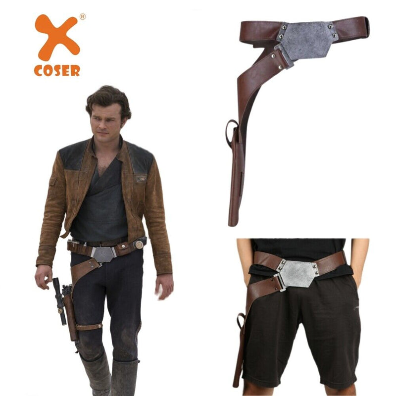 Xcoser Han Solo Belt Blaster Costume Props Accessories for Halloween