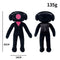 Xcoser 2023 Skibidi Toilet Speaker Woman Plush Stuffed Dolls Toys Kids Fans Xmas Gifts
