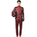 【New arrival】Xcoser Deadpool Costume A set Cosplay Costume PU Outfit with Latex Mask Halloween Christmas