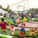 Xcoser Video Game Cartoon Mario Birthday Party Supplies 8Pcs Yard Signs（Pre-order，＞30 days）