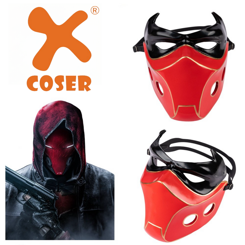 【Special deal】Xcoser Titan 3 Jason Todd Red Hood Mask Resin Cosplay Mask Adult Halloween Cosplay