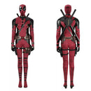 Xcoser 2024 Deadpool 3 Lady Deadpool Cosplay Costume Jumpsuit Mask Outfit for Halloween