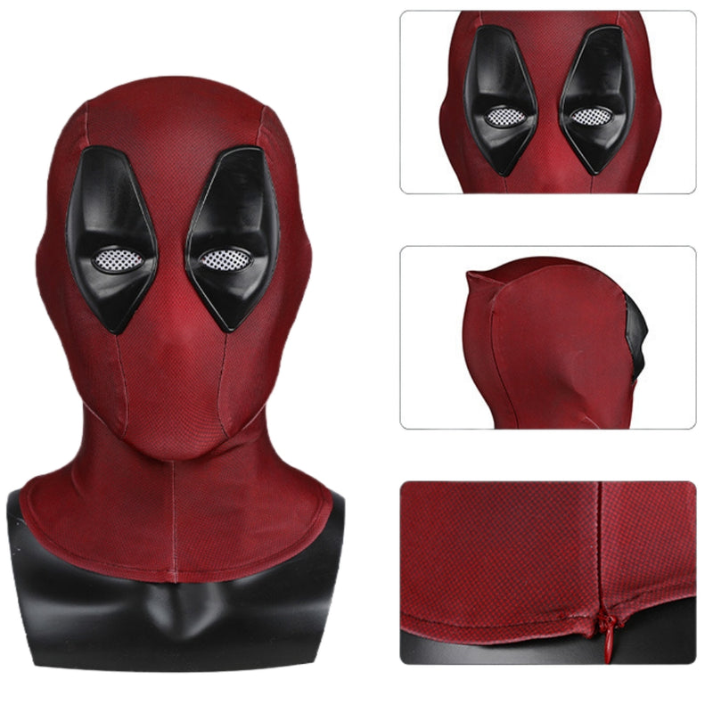 Xcoser Deadpool&Wolverine Wade Wilson Cosplay Mask Props Movie Replica Adult Halloween