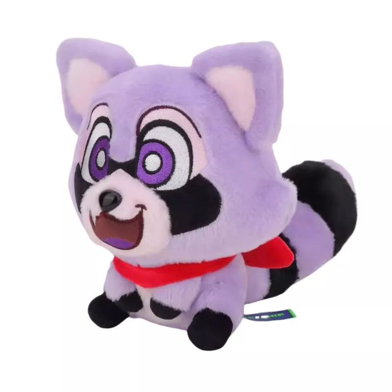 Xcoser 2024 Game Indigo Park Raccoon Plush Doll Toys Soft Stuffed Kids Fans Gift