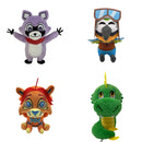 【Special deal，Minimum delivery of two】Xcoser 2024 Game Indigo Park Raccoon Plush Doll Toys Soft Stuffed Kids Fans Gift