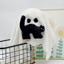 Xcoser 2023 Gus the Ghost with Pumpkin Pillow Plush Kids Toys Gifts Halloween Decors
