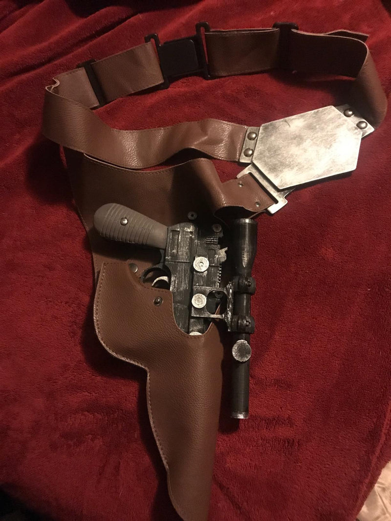 Xcoser Adult Han Solo PU Holster Belt Props Adjustable