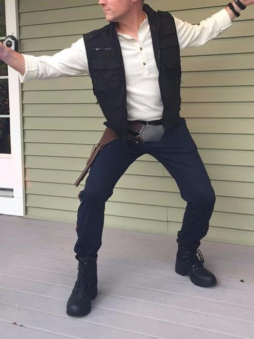Xcoser Adult Han Solo PU Holster Belt Props Adjustable