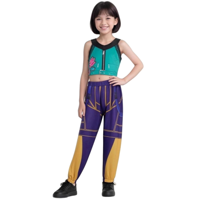 【New Arrival】Xcoser Movie KPop Demon Hunters Rumi Mira Zoey Cosplay Costumes Kids Halloween Dress