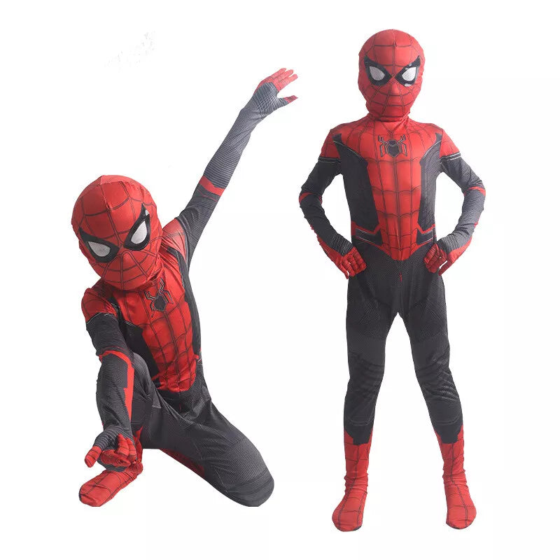 【New Arrival，Second item half price】Xcoser Kids Boys Superhero Spiderman Venom Cosplay Bodysuit