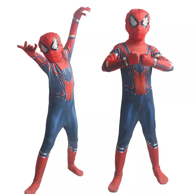 【New Arrival，Second item half price】Xcoser Kids Boys Superhero Spiderman Venom Cosplay Bodysuit
