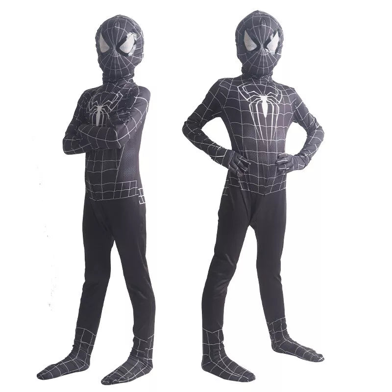 【New Arrival，Second item half price】Xcoser Kids Boys Superhero Spiderman Venom Cosplay Bodysuit