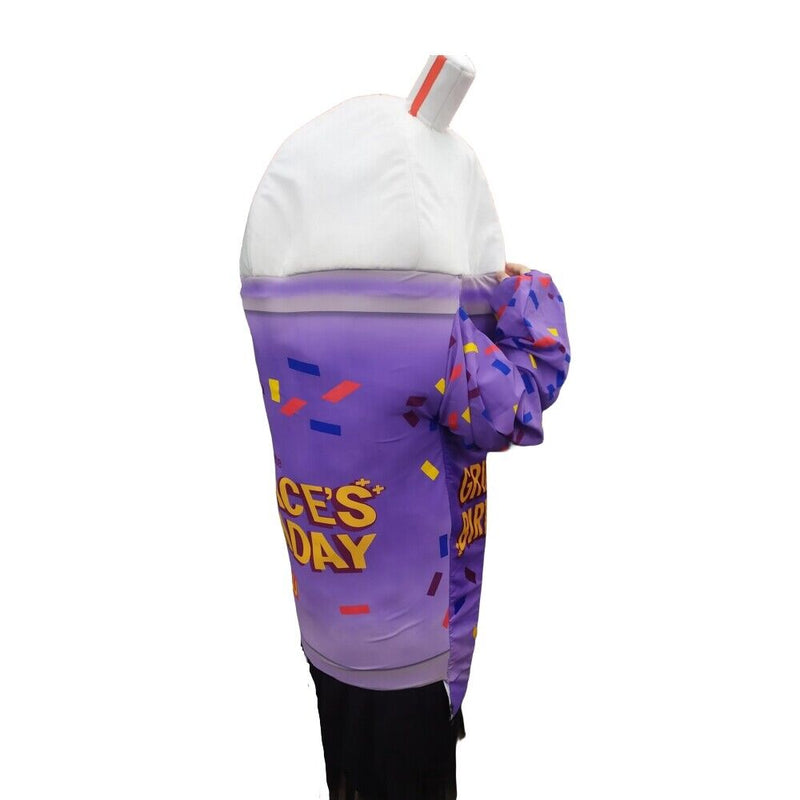 【New Arrival】Xcoser Kids/Adults Grimace Birthday Purple Shake Milkshake Cosplay Costume Halloween