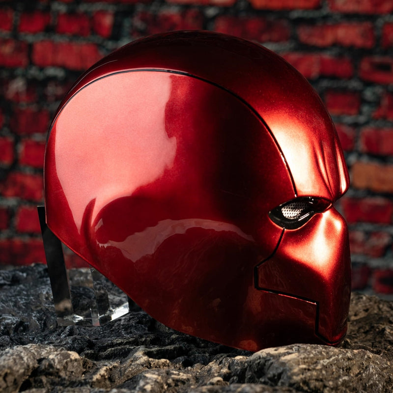 Xcoser Red Hood Helmet Deluxe Cosplay Prop UV Bright Surface Collectors Edition