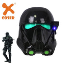 Xcoser Star Wars Rogue One Death Troopers Helmet Cosplay Prop Replica LED Light