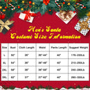 DressVoguer Santa Claus Costume for Men，Santa Costume Santa Suit 25pcs Santa Claus Adult Christmas Cosplay Santa Outfit