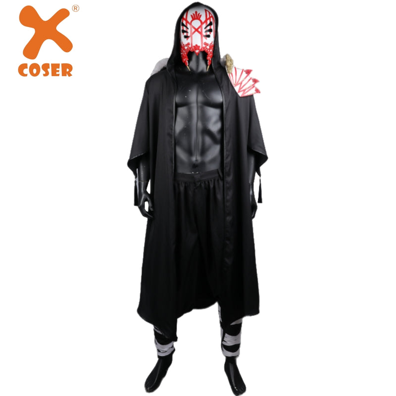 【New Arrival】Xcoser Rock Band Sleep Cosplay Costume Masks Shoulder Armors Prop Resin Fans Gift