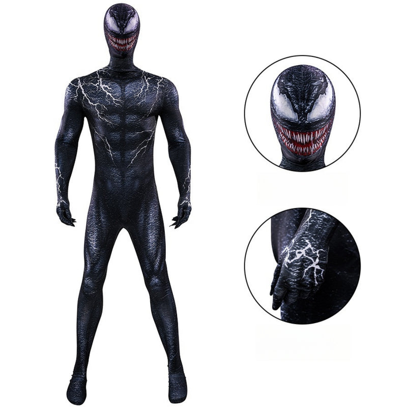 【New Arrival】Xcoser 2024 Venom The Last Dance Venom Bodysuit Mask Superhero Cosplay Costume Jumpsuit