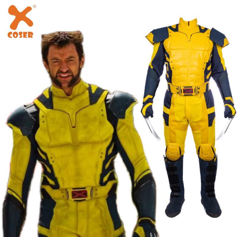 【New Arrival】Xcoser Deadpool&Wolverine Hugh Jackman Wolverine Full Suit Cosplay Costume Without The Resin Claws