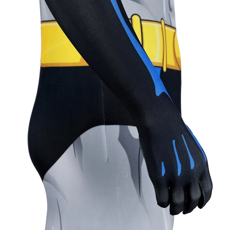 Xcoser Batman Cosplay Costume Bodysuit & Cloak Set Batman TV Series 2004 - 2008