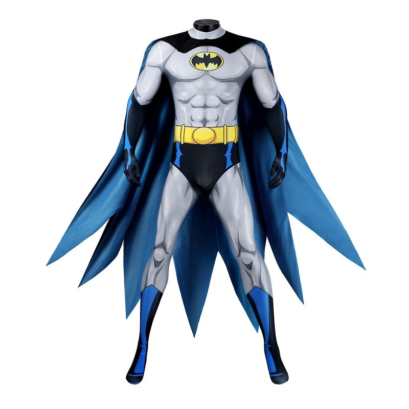 Xcoser Batman Cosplay Costume Bodysuit & Cloak Set Batman TV Series 2004 - 2008