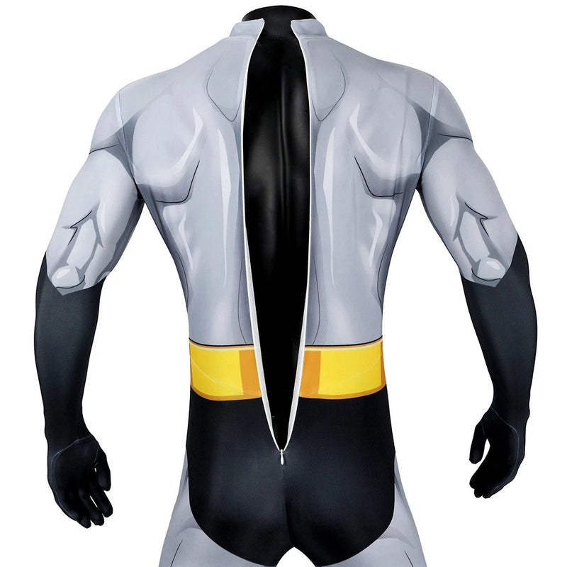 Xcoser Batman Cosplay Costume Bodysuit & Cloak Set Batman TV Series 2004 - 2008