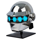 【New Arrival】Xcoser Daft Punk Helmet DJ Thomas Cosplay Prop Electroplated Resin Version Silver Plated with EL Light