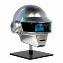 Daft Punk Helmet - Thomas Bangalter Matte Silver Light Mask - Band Props Replicas