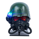 NCR Elite Riot Gear Led Helmet - Fallout Replica Prop - Halloween Adult