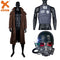 【New Arrival】Xcoser Fallout New Vegas Veteran Ranger NCR Ranger Cosplay Costume Coat Vest Helmet Set