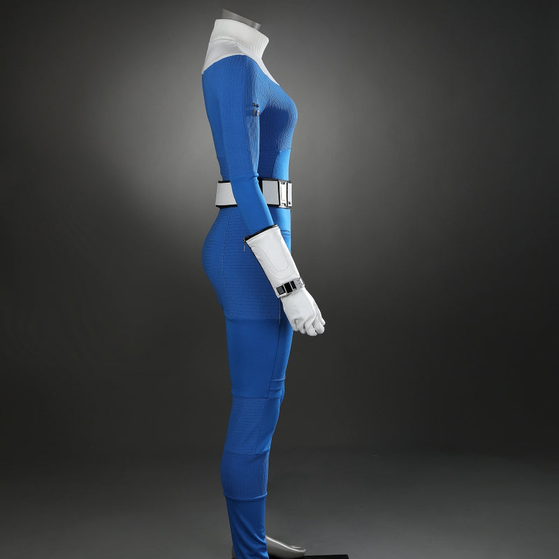 【New Arrival】Xcoser The Fantastic Four: First Steps Invisible Woman Susan Storm Cosplay Bodysuit Full Set