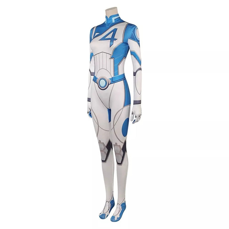 【New Arrival】Xcoser 2024 Game Marvel Rival Mister Fantastic Invisible Woman Bodysuit Cosplay Costume