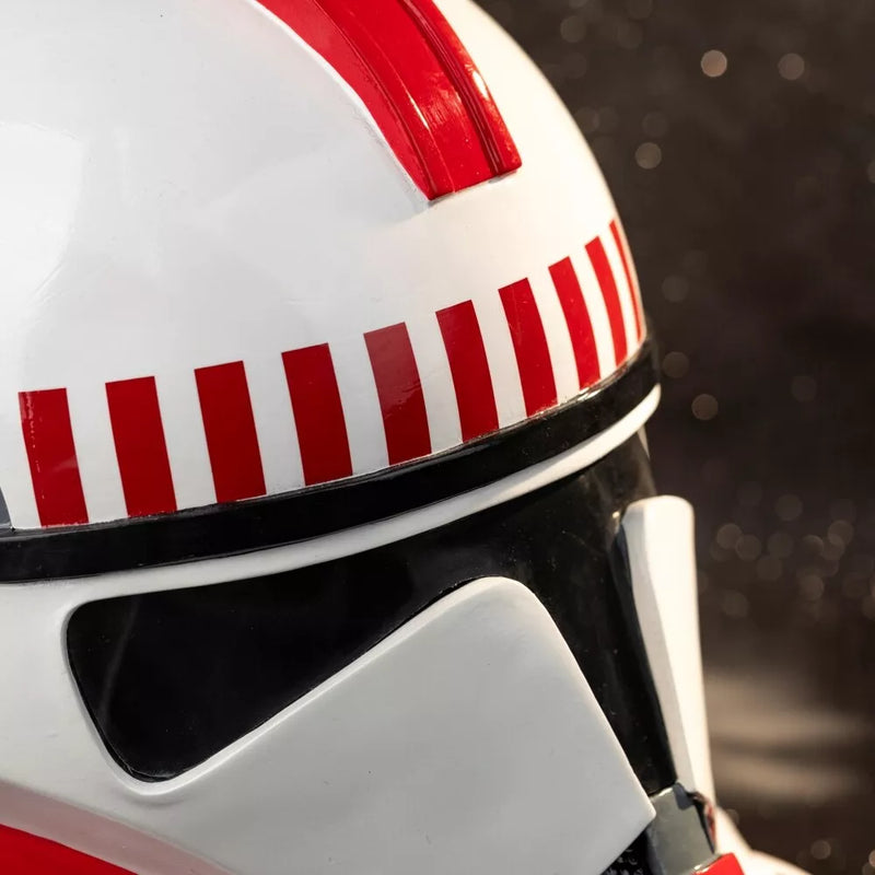 【New Arrival】Xcoser Star Wars Clone Shock Tooper Helmet Cosplay Prop Mask Resin Movie Replica