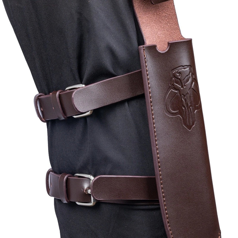 Xcoser Star Wars Mandalorian Vibroblade Knife Sheath Holder Pouch Straps Leather