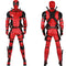 【New Arrival】Xcoser Deadpool3 Wade Wilson Bright Red Full Suit Cosplay Costume