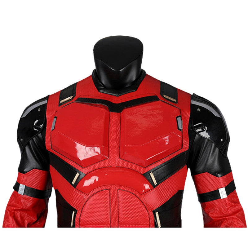 【New Arrival】Xcoser Deadpool3 Wade Wilson Bright Red Full Suit Cosplay Costume