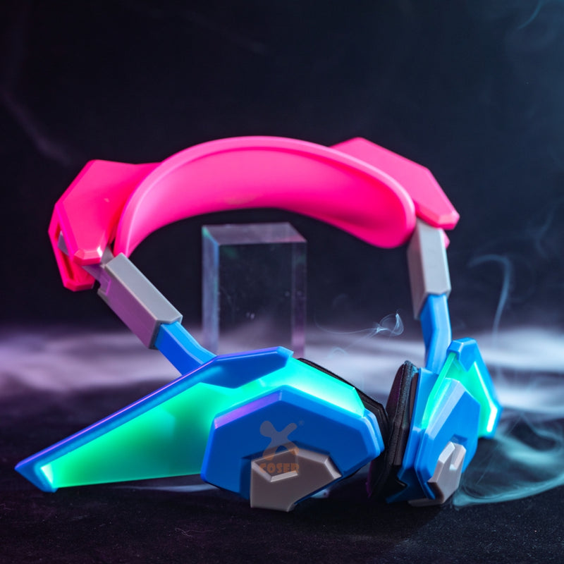 【New Arrival】Xcoser Overwatch2 D.Va Hana Song MEKA Cosplay Earphone - Official Licensed - TYPE-C Charge