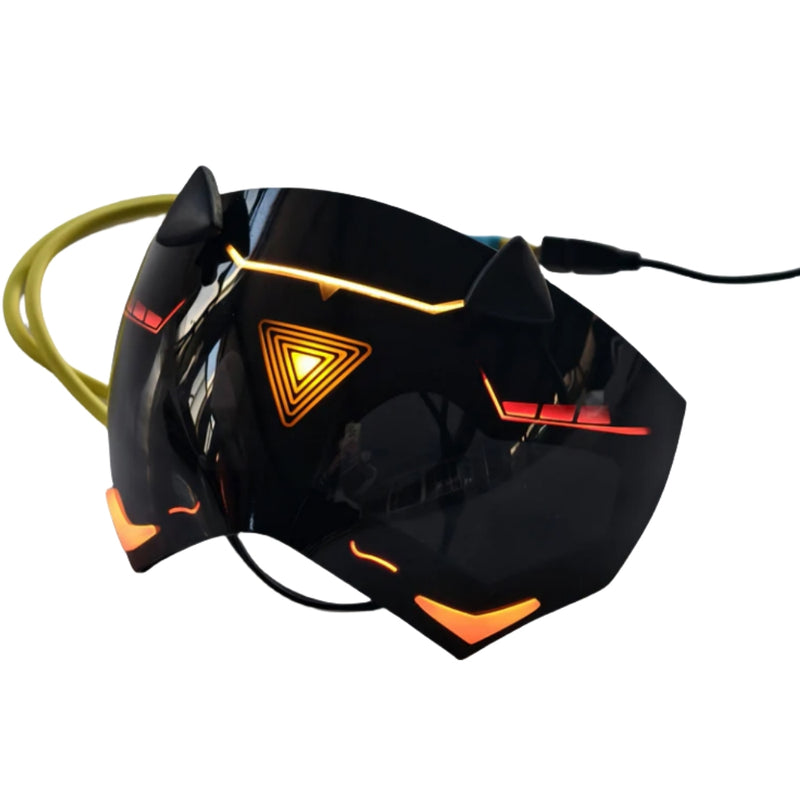 【New Arrival】Xcoser Zenless Zone Zero Trigger Mask Cosplay LED Lights Change