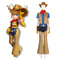 【New Arrival】Xcoser Princess Peach: Show Time Cowgirl Peach Cosplay Costume Hat Adults/Kids Full Set