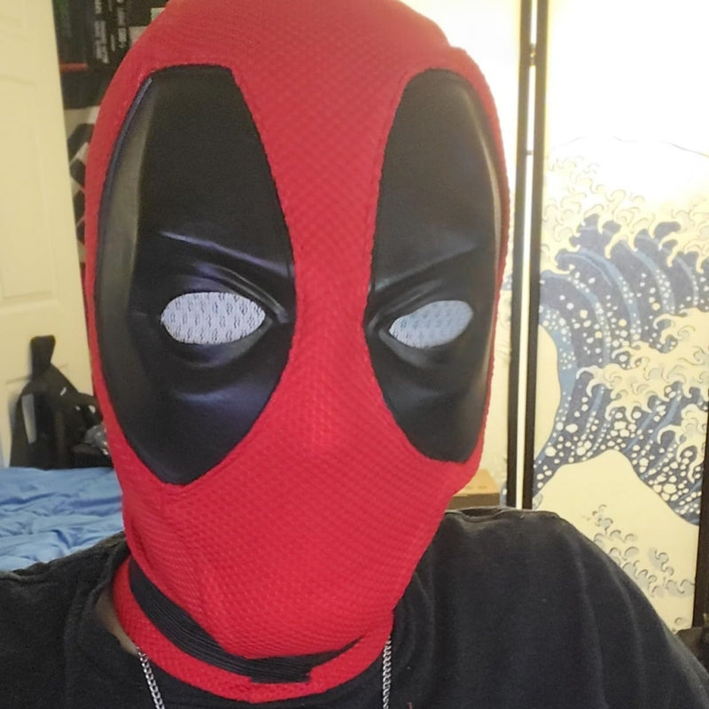 【Special deal】Xcoser Deadpool and Wolverine Wade Wilson Knitted Fabric Mask