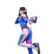 Xcoser D.Va Cosplay Costume Overwatch Jumpsuit Deluxe Hana Song Bodysuit Halloween Outfit | Official Licensed