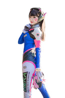 【Only for display, not for sale】Xcoser D.Va Cosplay Costume Overwatch Jumpsuit Deluxe Hana Song Bodysuit Halloween Outfit | Official Licensed