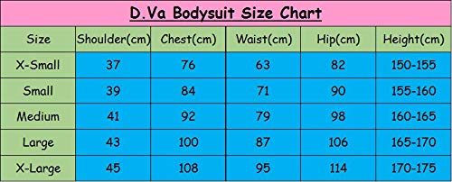 【Only for display, not for sale】Xcoser D.Va Cosplay Costume Overwatch Jumpsuit Deluxe Hana Song Bodysuit Halloween Outfit | Official Licensed