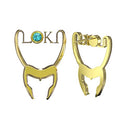 Xcoser Loki TV Series Loki Cosplay mask Horns Detachable 2021 Deluxe Version with Delicate Surface Odinson Cosplay Prop for Adult