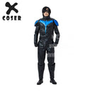 Xcoser Nightwing Cosplay Costumes Titans Season 2 Blue Suit CostumesS- Xcoser International Costume Ltd.